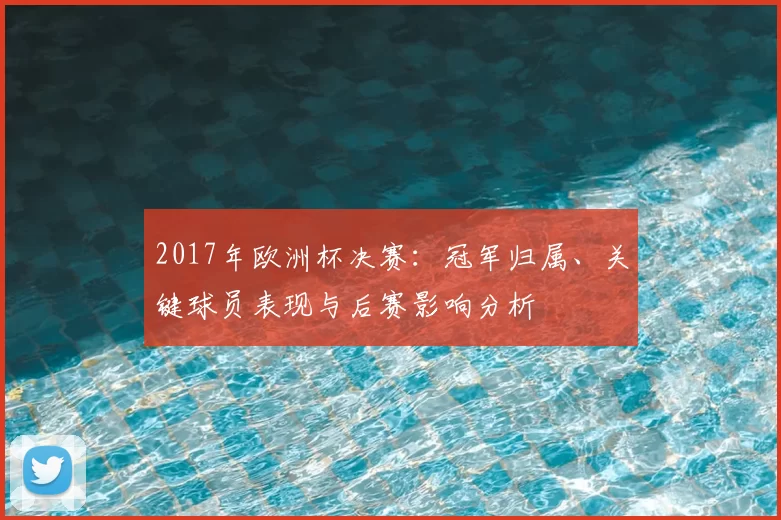 2017年欧洲杯决赛：冠军归属、关键球员表现与后赛影响分析
